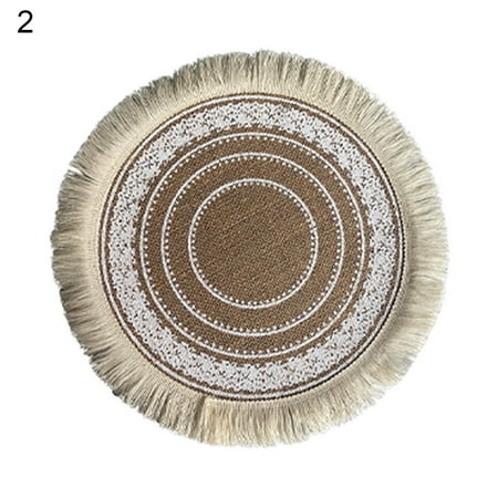 JWF Mall Rattan Trivet Mats Heat Insulation Handmade Cotton Flax Dining Table Non-Slip Placemat for Kitchen
JWF Mall Rattan Trivet Mats Heat Insulation Handmade Cotton Flax Dining Table Non-Slip Placemat for Kitchen