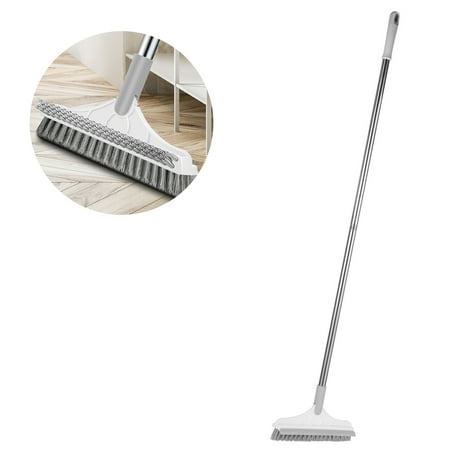 Welpettie Floor Scrub Brush Long Handle Scrub Brush with V-Shaped Bristles 3 in 1 Scrape Brush with Squeegee Flexible Cleaning Brush for Floor Bathroom Kitchen Wall Deck Tile
Welpettie Floor Scrub Brush Long Handle Scrub Brush with V-Shaped Bristles 3 in 1 Scrape Brush with Squeegee Flexible Cleaning Brush for Floor Bathroom Kitchen Wall Deck Tile