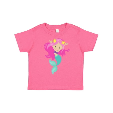 Inktastic Cute Mermaid Little Mermaid Starfish Pink Hair Gift Toddler Toddler Girl T-Shirt
Inktastic Cute Mermaid Little Mermaid Starfish Pink Hair Gift Toddler Toddler Girl T-Shirt