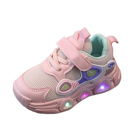 Little Girls Sneakers Children s Mesh LED Light Up Shoes Unisex Soft Sole Casual Sneakers For Boys And Girls Pink 30
Little Girls Sneakers Children s Mesh LED Light Up Shoes Unisex Soft Sole Casual Sneakers For Boys And Girls Pink 30