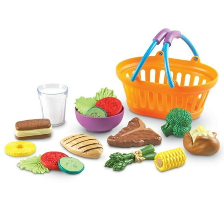 New Sprouts - Play Dinner Basket, 18 Pieces, Ages 18 mos+