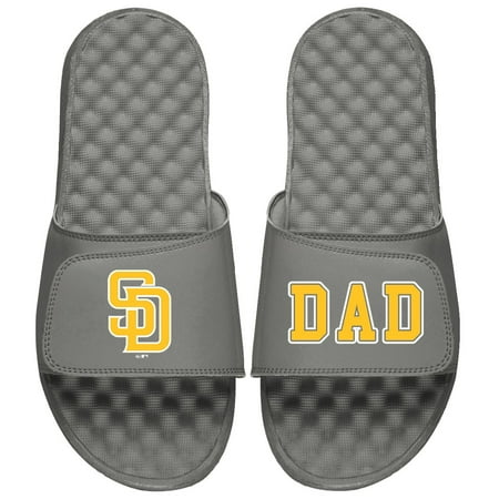 Men s ISlide Gray San Diego Padres Dad Slide Sandals