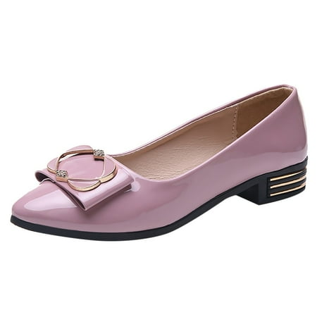 Tangnade Ladies daily all-match casual shoes Fashion Women Patent Leather Pumps Casual Single Shoes Flat Wedding Office Shoes Pink 37
Tangnade Ladies daily all-match casual shoes Fashion Women Patent Leather Pumps Casual Single Shoes Flat Wedding Office Shoes Pink 37
