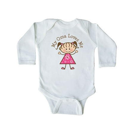 Inktastic My Oma Loves Me Granddaughter Gift Gift Baby Girl Long Sleeve Bodysuit
Inktastic My Oma Loves Me Granddaughter Gift Gift Baby Girl Long Sleeve Bodysuit