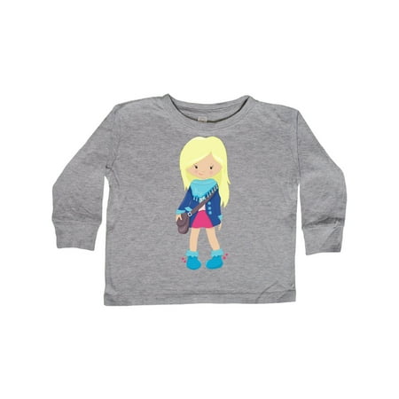 Inktastic Fashion Girl Blonde Hair Blue Jacket Blue Boots Gift Toddler Toddler Girl Long Sleeve T-Shirt
Inktastic Fashion Girl Blonde Hair Blue Jacket Blue Boots Gift Toddler Toddler Girl Long Sleeve T-Shirt