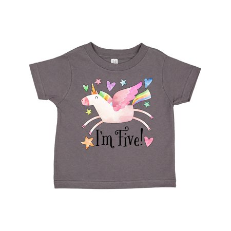 Inktastic I m 5 Cute Rainbow Unicorn with Stars and Hearts Gift Toddler Boy or Toddler Girl T-Shirt
Inktastic I m 5 Cute Rainbow Unicorn with Stars and Hearts Gift Toddler Boy or Toddler Girl T-Shirt