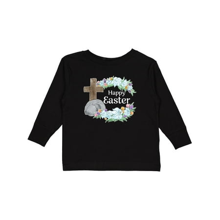 Inktastic Happy Easter with Cross and Flowers Boys or Girls Long Sleeve Toddler T-Shirt
Inktastic Happy Easter with Cross and Flowers Boys or Girls Long Sleeve Toddler T-Shirt