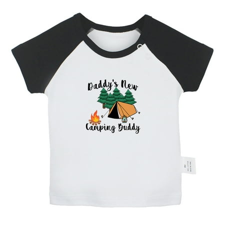 Daddy s New Camping Buddy Funny T shirt For Baby Newborn Babies T-shirts Infant Tops 0-24M Kids Graphic Tees Clothing (Short Black Raglan T-shirt 12-18 Months)
Daddy s New Camping Buddy Funny T shirt For Baby Newborn Babies T-shirts Infant Tops 0-24M Kids Graphic Tees Clothing (Short Black Raglan T-shirt 12-18 Months)