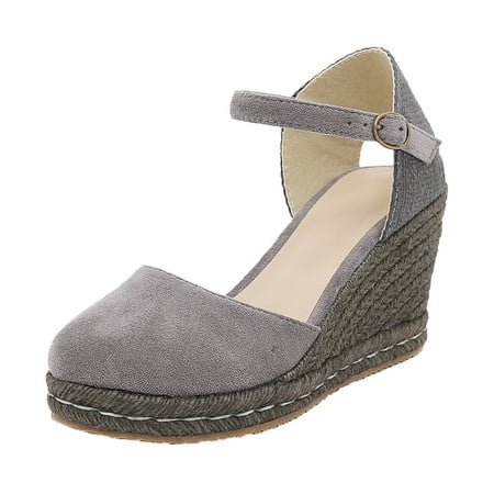 KaLI_store Shoes for Women Closed Toe Sandals for Women Casual Summer Hollow Out Vintage Wedge Sandal Gladiator Outdoor Shoes Grey
KaLI_store Shoes for Women Closed Toe Sandals for Women Casual Summer Hollow Out Vintage Wedge Sandal Gladiator Outdoor Shoes Grey