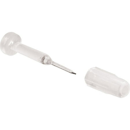 1 PC-Prime Line L5649 Window Grid Retainer Pins Plastic Clear 1-1/8