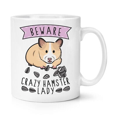 Beware Crazy Hamster Lady 10oz Mug Cup - Funny Animal
Beware Crazy Hamster Lady 10oz Mug Cup - Funny Animal