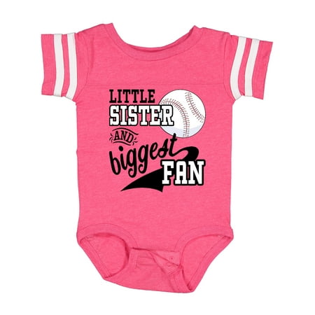 Inktastic Little Sister and Biggest Baseball Fan Gift Baby Boy or Baby Girl Bodysuit
Inktastic Little Sister and Biggest Baseball Fan Gift Baby Boy or Baby Girl Bodysuit