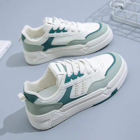 Color-block Lace-up Skate Shoes For Women Thick Bottom Women‘s Casual Sneakers Platform Sports Shoes
Color-block Lace-up Skate Shoes For Women Thick Bottom Women‘s Casual Sneakers Platform Sports Shoes