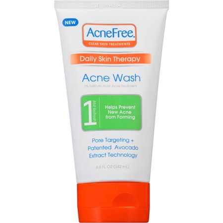 Acne Free Daily Skin Therapy Acne Wash, 4.8 fl oz