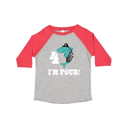 Inktastic 4th Birthday Pirate 4 Year Old Shark Gift Toddler Boy or Toddler Girl T-Shirt
Inktastic 4th Birthday Pirate 4 Year Old Shark Gift Toddler Boy or Toddler Girl T-Shirt