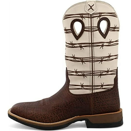 Twisted X Men s 12 Tech X™ Boot Oiled Saddle & Green-Blue Slate 14 EE
