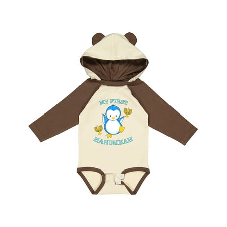 Inktastic My First Hanukkah with Cute Penguin Gift Baby Boy or Baby Girl Long Sleeve Bodysuit
Inktastic My First Hanukkah with Cute Penguin Gift Baby Boy or Baby Girl Long Sleeve Bodysuit