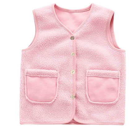 Kids Baby Fleece Cardigan Vest 0-6y Toddler Boys Girls Candy Solid Colors Autumn Winter Warm Jacket Vest Outwear
Kids Baby Fleece Cardigan Vest 0-6y Toddler Boys Girls Candy Solid Colors Autumn Winter Warm Jacket Vest Outwear