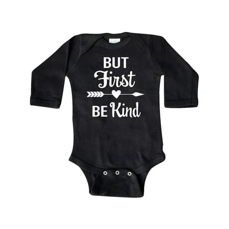 Inktastic But First Be Kind with Heart Arrow in White Gift Baby Boy or Baby Girl Long Sleeve Bodysuit
Inktastic But First Be Kind with Heart Arrow in White Gift Baby Boy or Baby Girl Long Sleeve Bodysuit