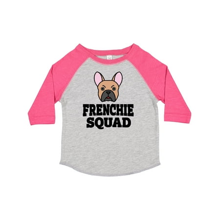 Inktastic Dog Frenchie Squad Gift Toddler Boy or Toddler Girl T-Shirt