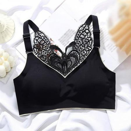 SweetCandy Summer Thin Lace Butterfly Seamless Beautiful Back Breathable Ice Silk Sports Latex Bra
SweetCandy Summer Thin Lace Butterfly Seamless Beautiful Back Breathable Ice Silk Sports Latex Bra