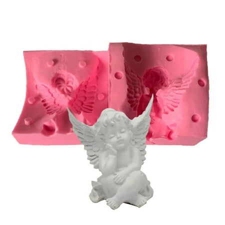 Silicone Mold Angel-shaped Non-stick Candle Molds for Fondant Chocolate Cake
Silicone Mold Angel-shaped Non-stick Candle Molds for Fondant Chocolate Cake