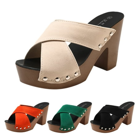 Vedolay Sandals for Women Summer Womens Strappy Sandals Open Toe Slingback Ankle Strap Summer Heeled Sandals Orange 7.5
Vedolay Sandals for Women Summer Womens Strappy Sandals Open Toe Slingback Ankle Strap Summer Heeled Sandals Orange 7.5