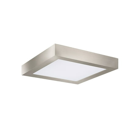 Run Bison 7 Inch Square 5CCT Color Selectable Surface Mount Panel Light Fixture Brush Nickel Finish
Run Bison 7 Inch Square 5CCT Color Selectable Surface Mount Panel Light Fixture Brush Nickel Finish
