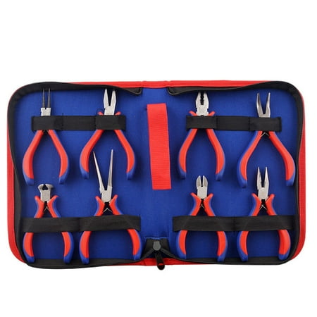wrea 8PCS Precision Pliers Set Ergonomic Pointed Nose Pliers Steel Pliers Set Hard Mini Pliers Functional Pliers Tool Kit for Indoor Home Repair
wrea 8PCS Precision Pliers Set Ergonomic Pointed Nose Pliers Steel Pliers Set Hard Mini Pliers Functional Pliers Tool Kit for Indoor Home Repair