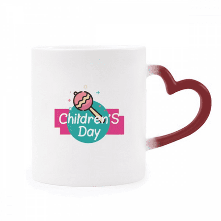 Children Day Pure Happy Naive Heat Sensitive Mug Red Color Changing Stoneware Cup
Children Day Pure Happy Naive Heat Sensitive Mug Red Color Changing Stoneware Cup