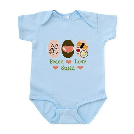 CafePress - Peace Love Sushi Infant Bodysuit - Baby Light Bodysuit Size Newborn - 24 Months
CafePress - Peace Love Sushi Infant Bodysuit - Baby Light Bodysuit Size Newborn - 24 Months