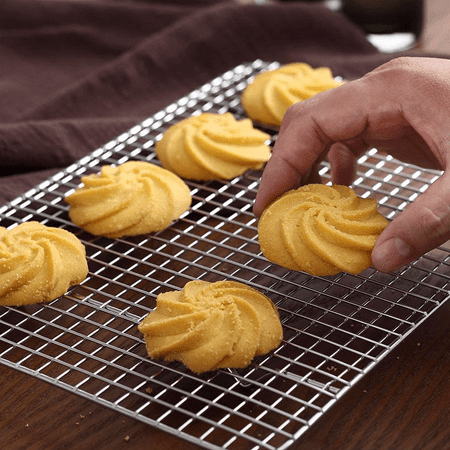 Stainless Steel Baking Rack Cooling Rack for Cooking Baking Size 9.8 x 7.5 x 0.6 for Cookies Bread Cakes Oven Cooking
Stainless Steel Baking Rack Cooling Rack for Cooking Baking Size 9.8 x 7.5 x 0.6 for Cookies Bread Cakes Oven Cooking