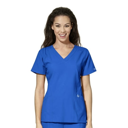 WonderWink W123 6155-Women s Stylized V-Neck Scrub Top