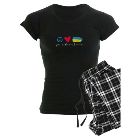 CafePress - Funny Peace Love Ukraine Ukrainian Flag Lo Pajamas - Women s Dark Pajamas
CafePress - Funny Peace Love Ukraine Ukrainian Flag Lo Pajamas - Women s Dark Pajamas