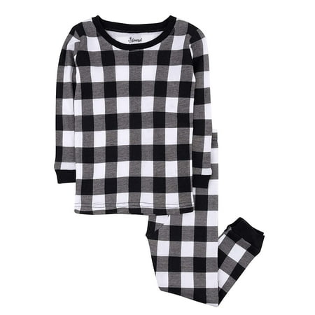 Leveret Kids Boys Girl Two Piece Cotton Pajamas Black & White Plaid 18-24 Months
Leveret Kids Boys Girl Two Piece Cotton Pajamas Black & White Plaid 18-24 Months