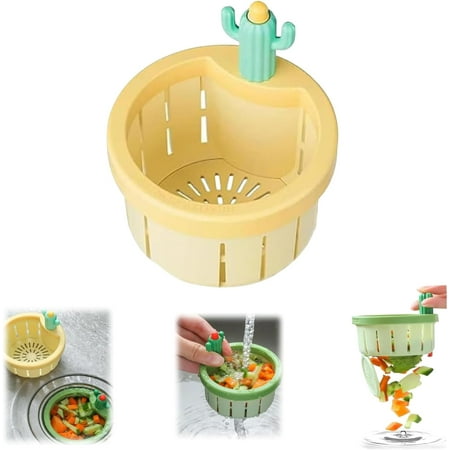 Cactus Kitchen Sink Drain Strainer Press Automatic Dumping Basket Multi-Functional Home Use Cactus Sink Draining Basket Filter Net Lifting Basket Self-Cleaning Kitchen Sink Strainer
Cactus Kitchen Sink Drain Strainer Press Automatic Dumping Basket Multi-Functional Home Use Cactus Sink Draining Basket Filter Net Lifting Basket Self-Cleaning Kitchen Sink Strainer