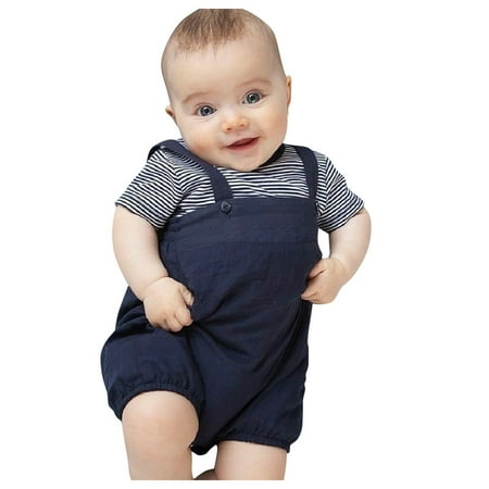 GWAABD Summer Clothes for Toddler Boys Navy Cotton Blend Baby Girls Boys Stripe Linen Suspender Pants Jumpsuit Outfits 80
GWAABD Summer Clothes for Toddler Boys Navy Cotton Blend Baby Girls Boys Stripe Linen Suspender Pants Jumpsuit Outfits 80