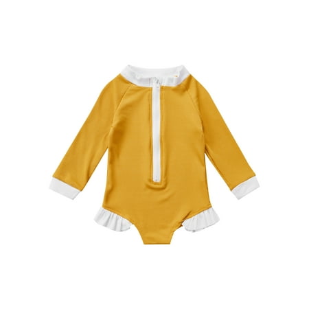 aturustex Cute 12M-5T Toddler Baby Girls Swimsuit One Piece Zipper Solid Color Swimwear Kids Beach Bathing Suit
aturustex Cute 12M-5T Toddler Baby Girls Swimsuit One Piece Zipper Solid Color Swimwear Kids Beach Bathing Suit