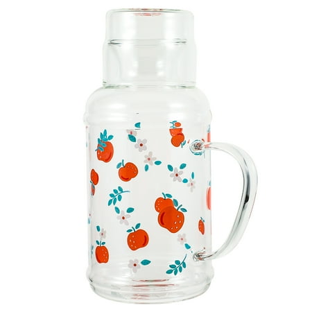 NUOLUX 1 Set Glass Cold Water Storage Bottle Glass Cold Water Pitcher Juice Pitcher
NUOLUX 1 Set Glass Cold Water Storage Bottle Glass Cold Water Pitcher Juice Pitcher