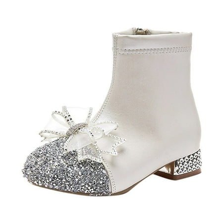 TOWED22 First Walking Shoes For Baby Girl Leather Shoes For Girls Glitter Ankle Boots Kids Low Heel Dress Baby Dress Shoes Silver
TOWED22 First Walking Shoes For Baby Girl Leather Shoes For Girls Glitter Ankle Boots Kids Low Heel Dress Baby Dress Shoes Silver