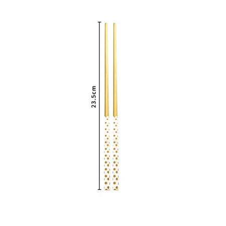 Homeex Nordic Style Romantic Polka Dot Household Stainless Steel Western Tableware Platinum Chopsticks
Homeex Nordic Style Romantic Polka Dot Household Stainless Steel Western Tableware Platinum Chopsticks