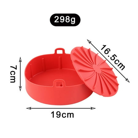 Air Fryer Silicone Pot with Lid Multifunctional Grill Plate Heat Resistant Oven Accessories Practical Kitchen Tool New
Air Fryer Silicone Pot with Lid Multifunctional Grill Plate Heat Resistant Oven Accessories Practical Kitchen Tool New