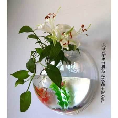 NUOLUX Wall Mounted Fish Bowl Clear Acrylic Round Fish Tank Flower Pot Vase Decoration Wall Hanging Mount Fish Bowl
NUOLUX Wall Mounted Fish Bowl Clear Acrylic Round Fish Tank Flower Pot Vase Decoration Wall Hanging Mount Fish Bowl