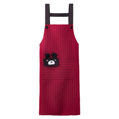 QCTime Chef Apron Oil Proof Soft Texture Lightweight Painting Cleaning Apron