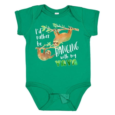 Inktastic Id Rather Be Hanging with My Yaya- Cute Sloths Gift Baby Boy or Baby Girl Bodysuit
Inktastic Id Rather Be Hanging with My Yaya- Cute Sloths Gift Baby Boy or Baby Girl Bodysuit