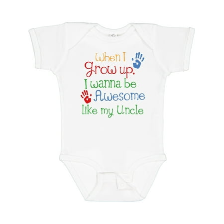 Inktastic Awesome Like My Uncle Gift Baby Boy or Baby Girl Bodysuit