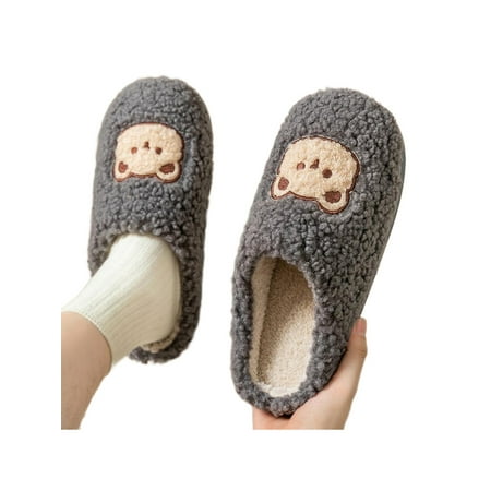 Ymiytan Unisex Comfort House Shoes Indoor Breathable Closed Toe Plush Slippers Casual Home Shoe Gray 8.5-9
Ymiytan Unisex Comfort House Shoes Indoor Breathable Closed Toe Plush Slippers Casual Home Shoe Gray 8.5-9