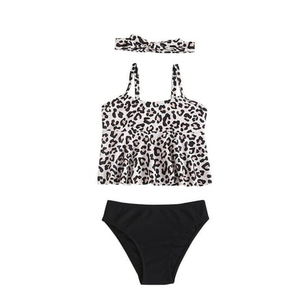 Toddler Baby Girl s 3 Piece Swimsuits Leopard Prints Bikini Bathing Suit Briefs Girls Bikini Beach Swimwear Hairband Set
Toddler Baby Girl s 3 Piece Swimsuits Leopard Prints Bikini Bathing Suit Briefs Girls Bikini Beach Swimwear Hairband Set