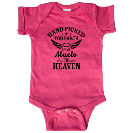 Inktastic Handpicked for Earth By My Abuelo in Heaven with Angel Wings Gift Baby Boy or Baby Girl Bodysuit
Inktastic Handpicked for Earth By My Abuelo in Heaven with Angel Wings Gift Baby Boy or Baby Girl Bodysuit