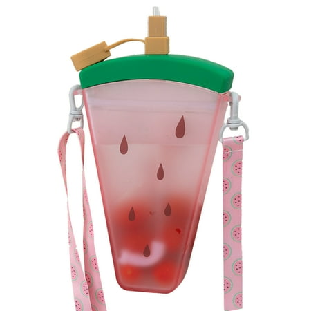 Biplut 320ML Water Bottle Popsicles Shape Fruit Print Easy to Carry Ice Cream Water Bottle with Straw for Outdoor (Pink)
Biplut 320ML Water Bottle Popsicles Shape Fruit Print Easy to Carry Ice Cream Water Bottle with Straw for Outdoor (Pink)